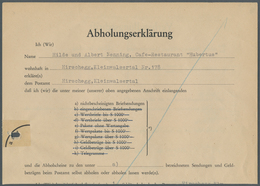 Österreich: 1961, KLEINWALSERTAL: 10 S Dkl'blaugrün "Bauwerke" Und 20 S Flugpostmarke "Adler", Entwe - Otros & Sin Clasificación
