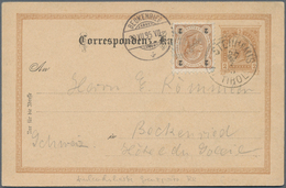 Österreich - Ganzsachen: 1895, 2 Kreuzer Braun Ganzsachenkarte Mit 2 Kr Zusatzfrankatur Als Ermäßigt - Andere & Zonder Classificatie
