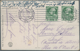 Österreich - Privatganzsachen: 1908. Privat-Postkarte Mit 2 Wertstempel 5 H Franz Joseph "Jubilejni - Otros & Sin Clasificación