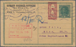 Österreich - Privatganzsachen: 1919, 2 H Lila Eilmarke Als Privater Senkrechter Wertstempelzudruck A - Other & Unclassified