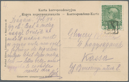 Österreich - Stempel: 1914/1915, Ansichtskarte "SAMBOR RATHAUS" (Galizien) Frankiert Mit 5 H. Grün U - Máquinas Franqueo (EMA)