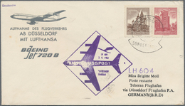 Österreich - Besonderheiten: 1962/1966, 5 Luftpost-Briefe Aus Hirschegg Und Jungholz (Zolllanschlußg - Autres & Non Classés