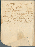 Polen - Vorphilatelie: 1588, Letter From KRAKAU With Small Paper Seal. Have A Look. - ...-1860 Préphilatélie