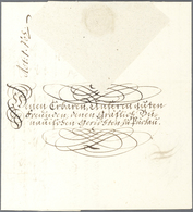 Polen - Vorphilatelie: 1756. Letter From Friedrich Augustus, King Of Poland And Duke Of Saxony. With - ...-1860 Préphilatélie