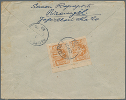 Polen: 1923, 1000m. Brownish Orange, Vertical Pair On Reverse Of Registered Cover From "PRZEMYSL 29. - Ongebruikt