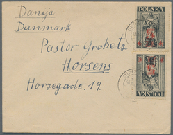 Polen: 1947 Two Letters Each Franked 5 Zloty On 6 Zloty Church In Breslau, Once From Olsztyn To Hors - Nuevos