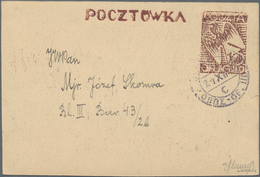 Polen - Lagerpost: Gross-Born - Ganzsachen: 1943, 10 F Stationery Card Addressed To Barack43 Dated " - Entiers Postaux