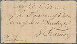 Russland - Vorphilatelie: 1835. Folded Letter From "KRONSHTADT, 21 JULY 1835" To COPENHAGEN, "Tilsit - ...-1857 Voorfilatelie