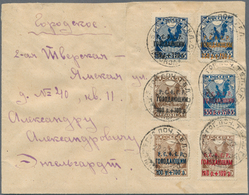Russland: 1922 'Hunger Relief For The Volga Region' Complete Set Of Six (the Two Values With All The - Cartas & Documentos