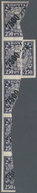 Russland: 1922, 7.500 Rubles On 250 Rubles, Black Overprint On Black-violet, Normal Paper, 5-stripe - Cartas & Documentos