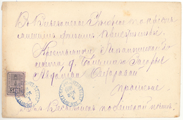 Russland - Semstwo (Zemstvo): 1884, 5kop. Black On Rose, Single Franking On Domestic Cover With Blue - Zemstvos