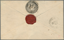 Russland - Ganzsachen: 1848, Second Issue 10 + 1 K. Deep Grey Envelope (137 X 86 Mm) With Watermark - Enteros Postales