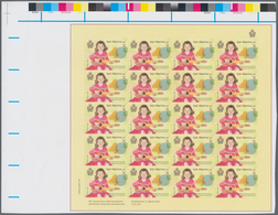 San Marino: 2015, 3.30€ "Music Institute", IMPERFORATE Proof Sheet Of 20 Stamps With Traffic Lights, - Other & Unclassified