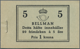 Schweden - Markenheftchen: 1940, Carl Michael Bellman, Complete Stamp Booklet ‚Pris 1 Krona‘ (with P - 1951-80