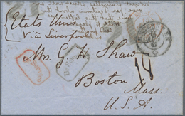 Schweiz: 1961, Brief Ab UNTERSEEN Via Paris, London Und Liverpoole Via "French Closed Mail" Nach New - Gebruikt