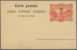 Schweiz - Ganzsachen: 1905, GANZSACHEN-Karte „RÜTLI-Essay" Zu 10 Rp. Mit Großem Wertschild 'Rütli, T - Stamped Stationery