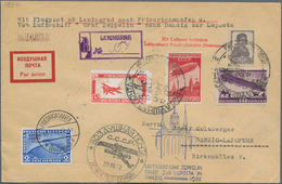 Sowjetunion: 1932. ZEPPELIN-POST. LUPOSTA-Fahrt. Reco-Luxusbrief Von Leningrad über Danzig- Berlin-F - Other & Unclassified