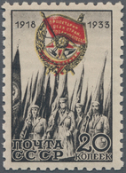 Sowjetunion: 1933 15 Years Of October Revolution Stamp With Line Perforation 9,5 This Is A Stamp Fro - Other & Unclassified