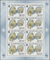 Sowjetunion: 1987, Polar Bear "WWF", 5kop.-35kop., Complete Set Of Four Mini Sheets, Mint Never Hing - Andere & Zonder Classificatie