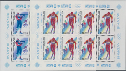 Sowjetunion: 1988, Olympic Games Calgary, Complete Set Of Five Mini Sheets, Mint Never Hinged. Mi. 5 - Other & Unclassified