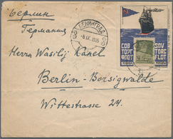 Sowjetunion - Besonderheiten: 1925 Letter From Leningrad With Vignette Of The Soviet Merchant Fleet - Sonstige & Ohne Zuordnung