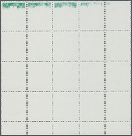 Spanien: 1985, Definitives "Juan Carlos", 45pta. Bright Emerald, Bottom Marginal Block Of 20, All Fi - Andere & Zonder Classificatie