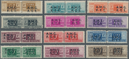 Triest - Zone A - Paketmarken: 1947/1948. Comtemponary Italian Parcel Post Adhesives Overprinted "A. - Pacchi Postali/in Concessione