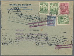 Tschechoslowakei - Besonderheiten: 1932, INCOMING MAIL: Scadta/Columbia 30 C Bright Blue Airmail Sta - Andere & Zonder Classificatie