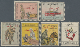 Türkei - Zwangszuschlagsmarken Für Den Roten Halbmond: 1916, Red Crescent 3rd Issue Complete Set Min - Timbres De Bienfaisance