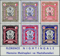 Türkei - Zwangszuschlagsmarken Für Den Roten Halbmond: 1962, "FLORENCE NIGHTINGALE" Souvenir Sheet 6 - Timbres De Bienfaisance