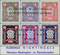 Türkei - Zwangszuschlagsmarken Für Den Roten Halbmond: 1963, "FLORENCE NIGHTINGALE" Souvenir Sheet 5 - Timbres De Bienfaisance