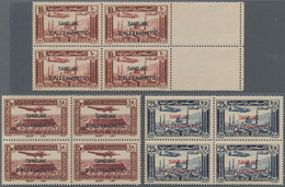 Türkei - Alexandrette: 1938, Syria Airmail Issue With Red Or Black Opt. ‚SANDJAK / D’ALEXANDRETTE‘ C - Ungebraucht