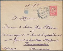 Türkei - Ganzsachen: 1908, Envelope 20 P. Uprated On Reverse 1 P., 10 P. (pair) Canc. "BÜYÜK-DERE 30 - Postwaardestukken