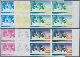 Vereinte Nationen - Genf: 1991, Verbot Von Chemischen Waffen 1.40 Fr. 'Hand Und Gasmaske' In Sechs V - Unused Stamps