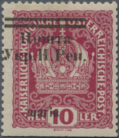 Westukraine: 1919, Postage Due From Austria Schahiw On 10 H From Booklet, Certificate Mikulski. - Oekraïne