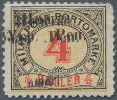 Westukraine: 1919, Overprint On 4 H. Postage Due With Double Overprint And Missing "H", Certuficate - Ucraina