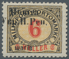 Westukraine: 1919. Stanislav, 2nd Issue. Bosnian Postage Due With Overprint. 6 Sh Black, Red And Yel - Ukraine