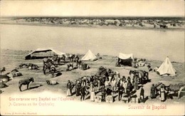IRAQ - Carte Postale  - Bagdad - Une Caravane Vers Bagdad Sur L 'Euphrate - L 30246 - Iraq
