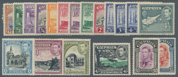 Zypern: 1938/1951, KGVI Definitives Complete Set Of 19, Mint Hinged, SG. £ 250 - Autres & Non Classés