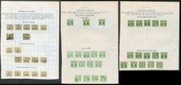 AUSTRIAN Levant. 1902-10. Postage Due Issues. Original Mostly Mint OG Collection In 3 Album Pages Values To 30p. VF Cond - Otros & Sin Clasificación