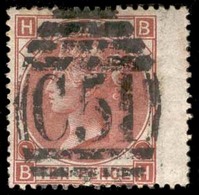 BC - St. Thomas. ST. THOMAS. 10d Red/brown. Central Cancel "C-51" (xxx). Outstanding Condition. Premium Stamp. Probably  - Other & Unclassified