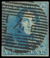 BELGIUM. Yv2º. 20c Light Blue, V Good Margins, Grill 4. VF - XF. - Sonstige & Ohne Zuordnung