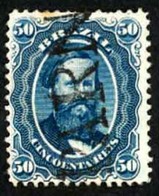 BRAZIL. 1866. 50r Blue, Fine Used Example Cancelled With Large Part 'PARNAIBA' Straight Line Handstamp In Black. Ayres # - Sonstige & Ohne Zuordnung