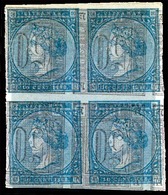 E-ANTILLAS. Bl.de 4. "PRUEBA". S/o Y 50 Cts.Inv.violeta Fiscal.Impresiones Montadas. Unmounted Mint. O.G. Lujo. E- 13x4  - Sonstige & Ohne Zuordnung