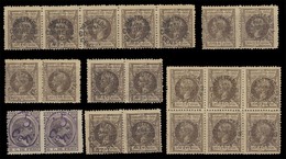 E-FERNANDO POO. 94** (x19 En Bloques), 40c** (x2, Pareja). 1900. Selección De Bloques De Estos Sellos. Raros En Multiple - Andere & Zonder Classificatie