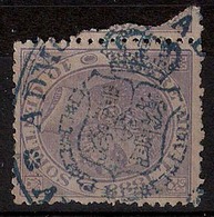 E-PROVINCIAS. C.1885. ALMERIA. Timbre Fiscal - Postal. Marca Ad. Azul "Admon. De Aduanas / Almeria" (xx). - Other & Unclassified