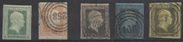 GERMAN STATES-PRUSIA. 1850-6. Yv 1-5. All Used Except 4p Green Mint About Fine Mixed Cond. - Altri & Non Classificati