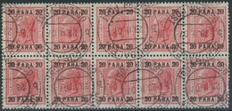 LEBANON. C.1867-1900. Austria PO 12 Stamps / Beyrouth Cancels Diff Types. Some Better Values. Useful Group. - Libanon