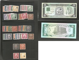 LIBERIA. 1930s/90s. Revenue Stamp Selection + Banknote. Specimen Type Values To 1, 2, 5 And 10$. Officials. Total 46 Ite - Liberia