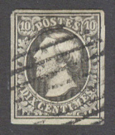 LUXEMBOURG. 1852. Yv 1º 10c Black Complete Margins Faultless. Fine. - Altri & Non Classificati